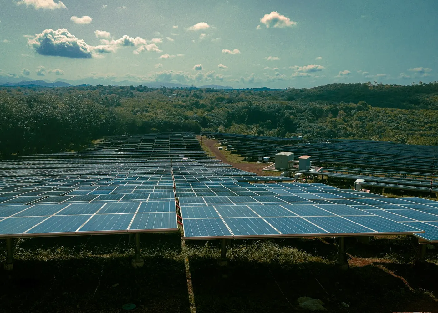 Centrale solaire au sol